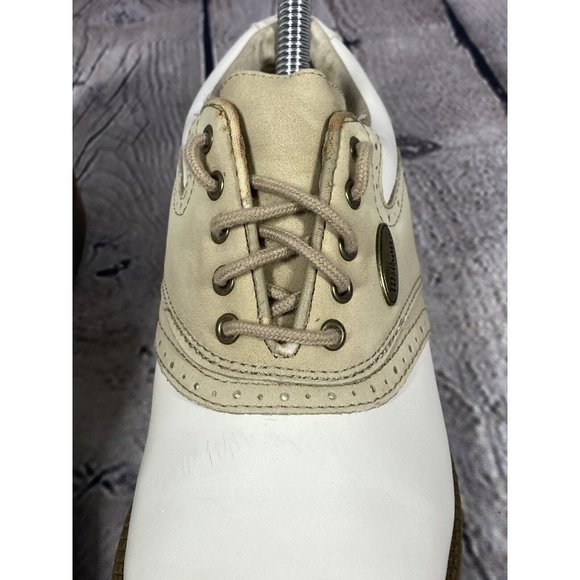 Wilson Golf Shoe Women's Size 7 White Tan GS372 - Picture 5 of 12